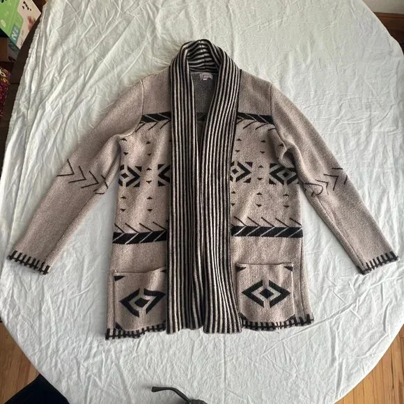Stitchfix Pixley Aztec Patterned Cardigan Boho Western Cabincore - Picture 8 of 9